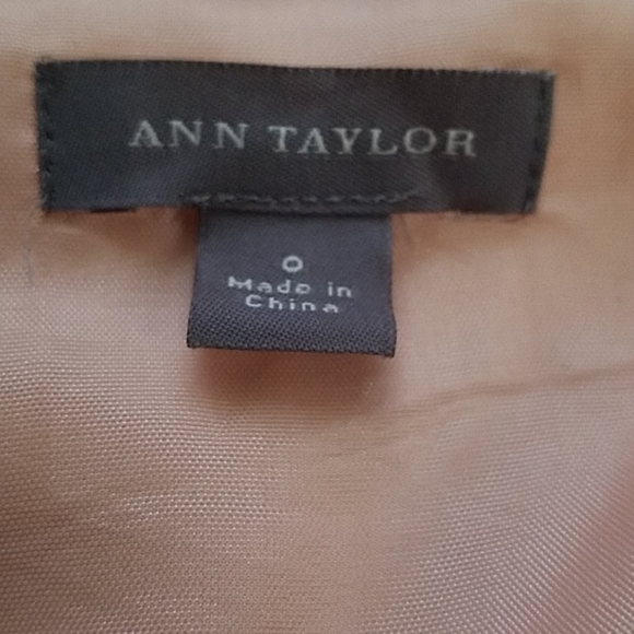 Ann Taylor Floral Formal strapless dress - Picture 3 of 5